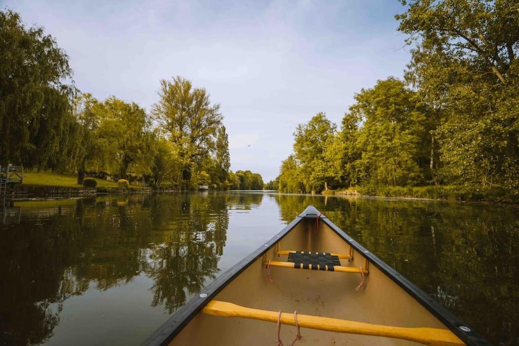 Le Chalet Du Bout Du Monde, En Bord De Riviere ! Grez-sur-Loing ภายนอก รูปภาพ